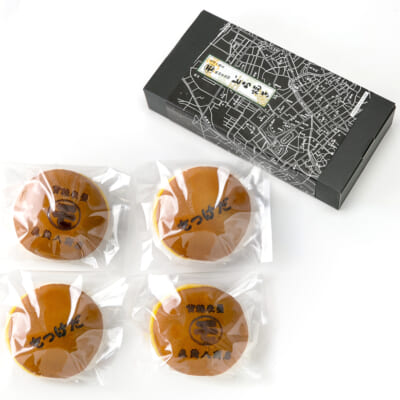 鶴岡古地図どら焼き もっけだセット 2種 計4個