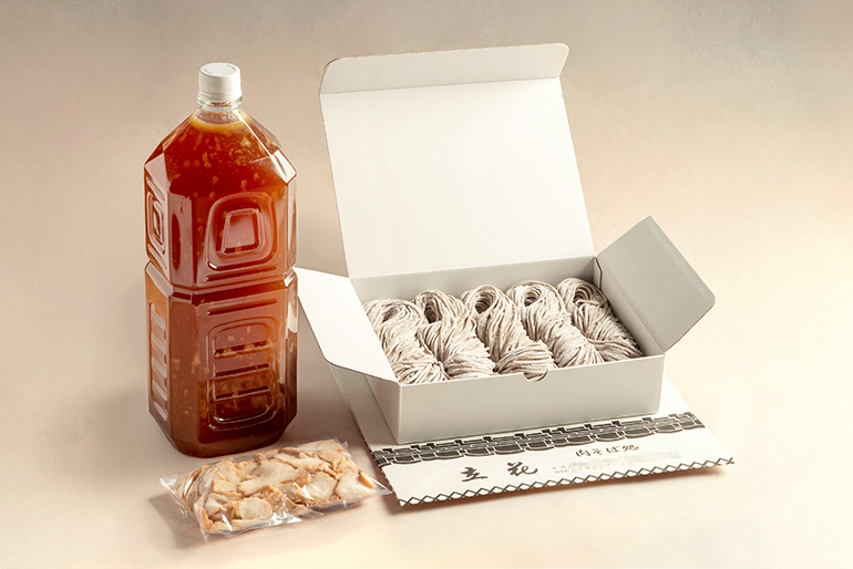 山形名物！名店「立花」の本格肉そばセット