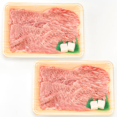 米沢牛（もも肉）霜降り すき焼き 600g