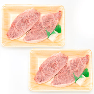 米沢牛（もも肉）霜降り ステーキ 600g