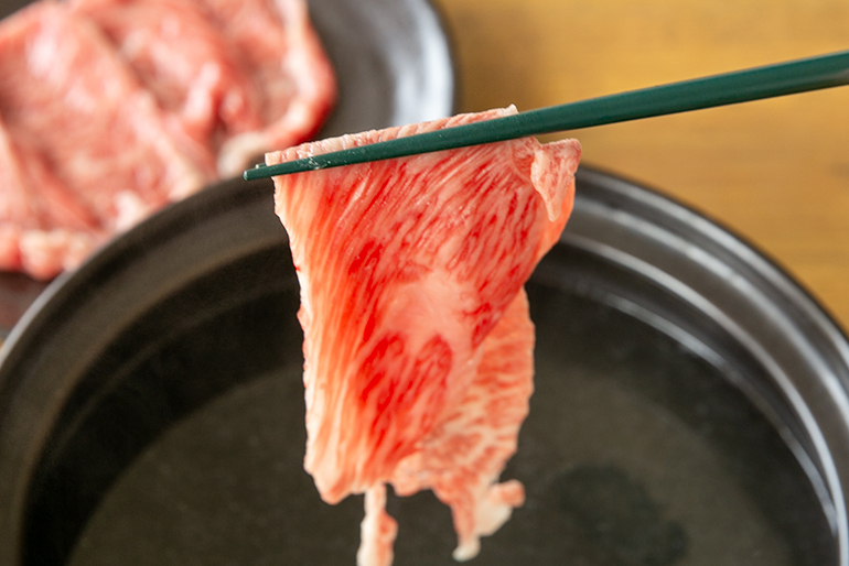 山形を代表するブランド牛「米沢牛」のもも肉