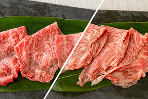 1. しゃぶしゃぶ(赤肉/霜降り)
