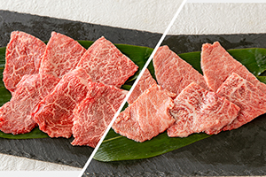 2. 焼肉(赤肉/霜降り)