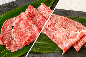 3. すき焼き(赤肉/霜降り)