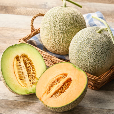 山形県産メロン 食べ比べセット 2種 計2玉