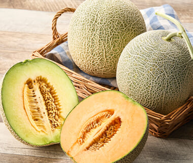 予約注文：山形県産メロン（赤肉・青肉）