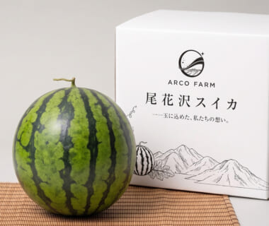 予約注文:山形県産 尾花沢スイカ 大玉「羅皇ザ・スウィート」