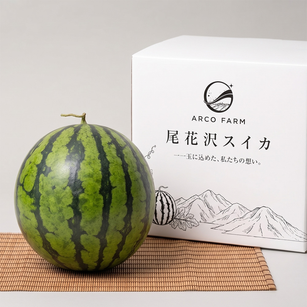 山形直送計画】山形県産 尾花沢スイカ 大玉「羅皇ザ・スウィート