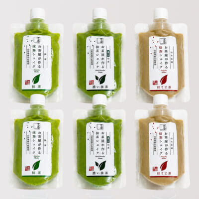 お茶シェイク 3種 計6個